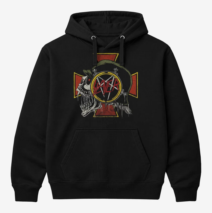 Polerón Canguro Negro de Slayer Slaytanic