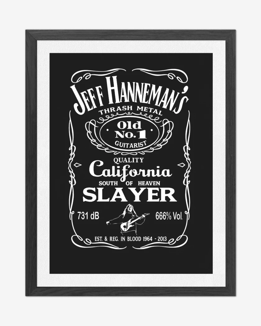 Cuadro decorativo Negro de Jeff Hannemans Slayer