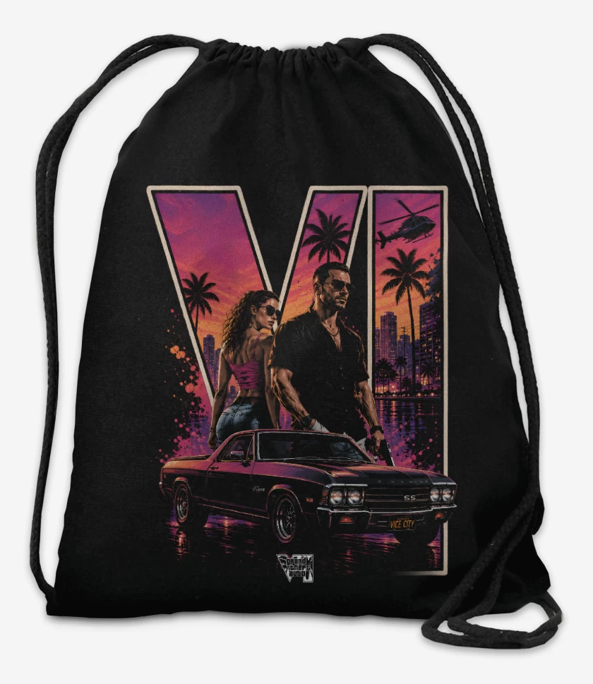 Mochila Negro de Grand theft Auto VI