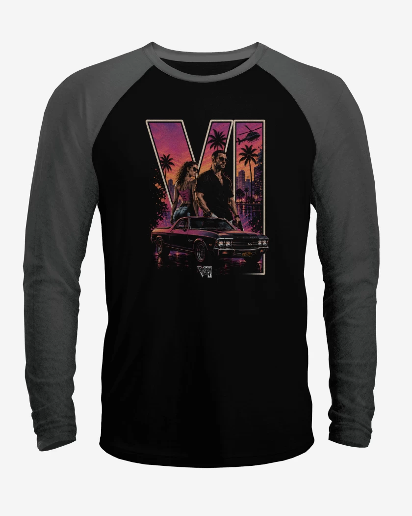 Polera Raglan Grand theft Auto VI