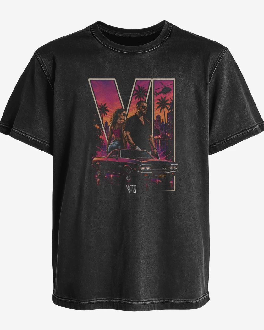 Polera desgastada Grand theft Auto VI