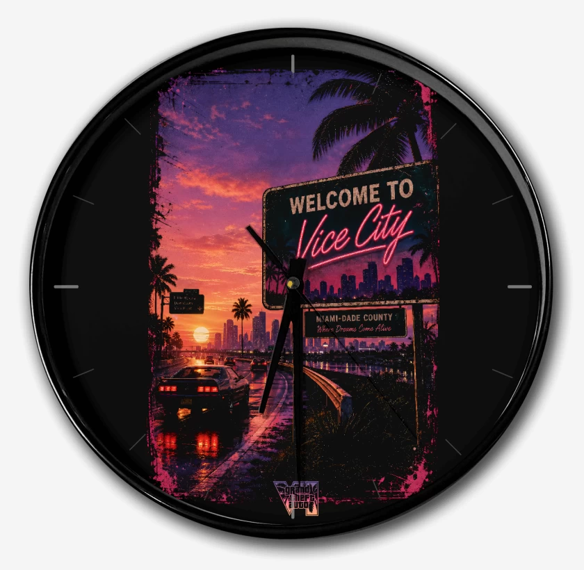 Reloj Welcome to Vicy City