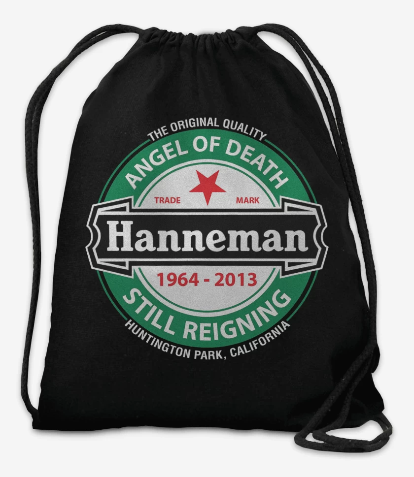 Mochila Negro de Slayer Angel Of Death Hanneman