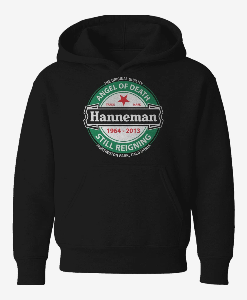 Poleron de niño Negro de Slayer Angel Of Death Hanneman