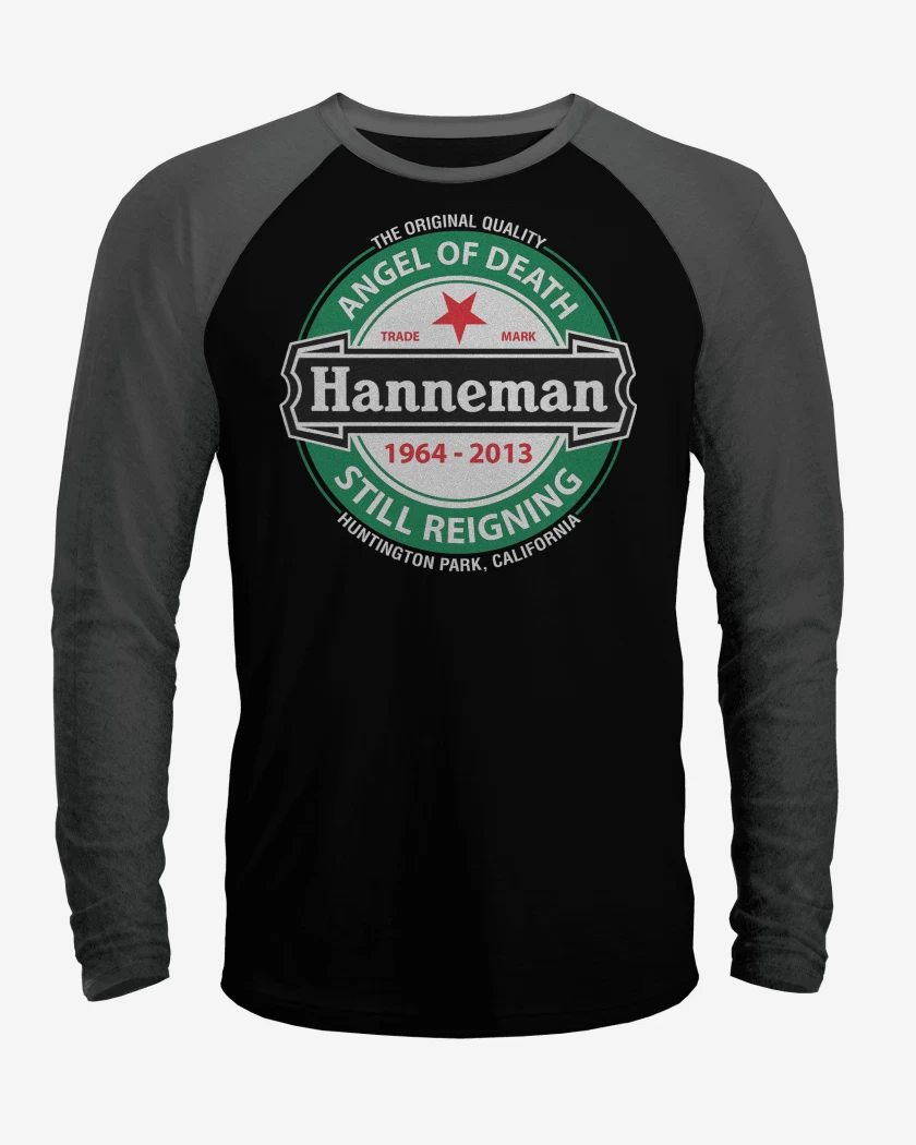 Polera Raglan Slayer Angel Of Death Hanneman