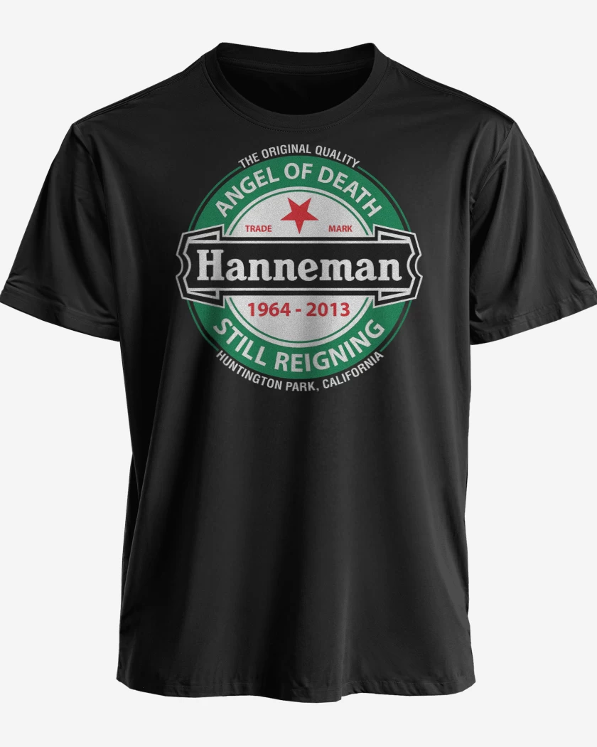 Polera premium Negro de Slayer Angel Of Death Hanneman