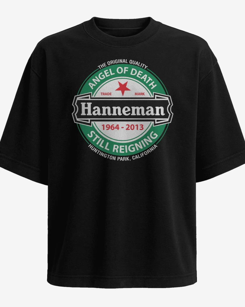 Polera Oversize Slayer Angel Of Death Hanneman