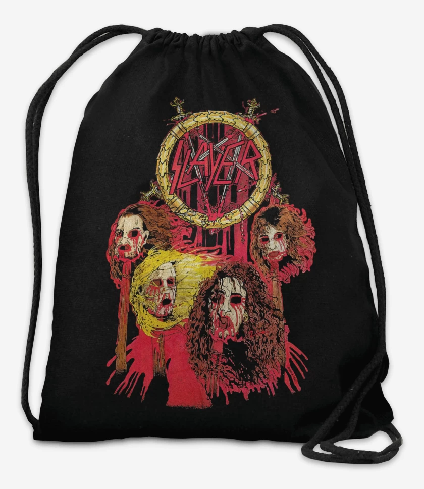 Mochila Negro de Slayer Band Heads