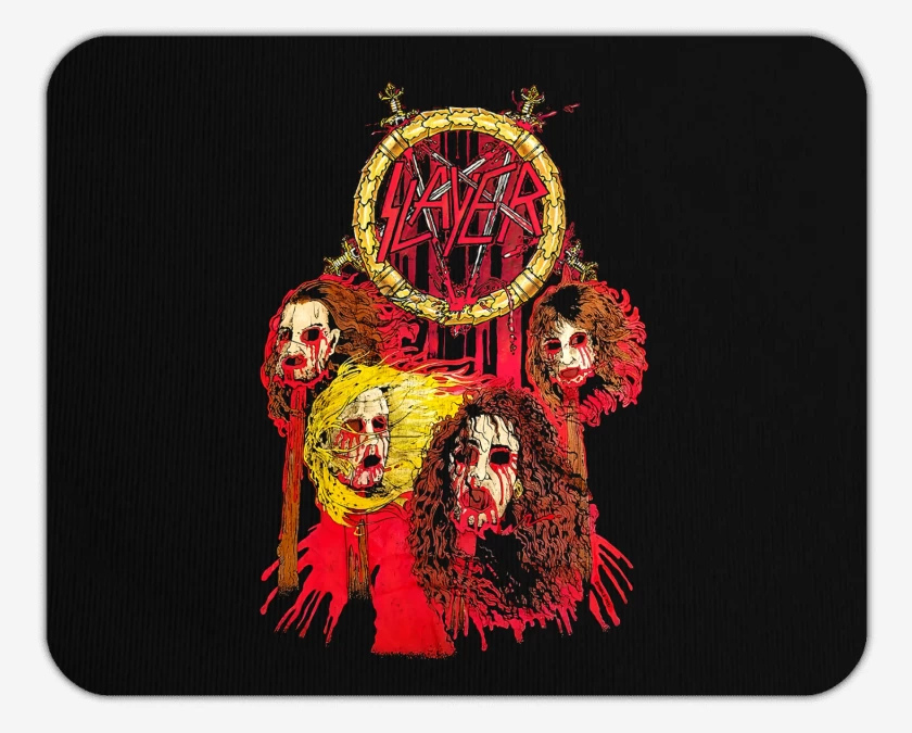 Mousepad Slayer Band Heads