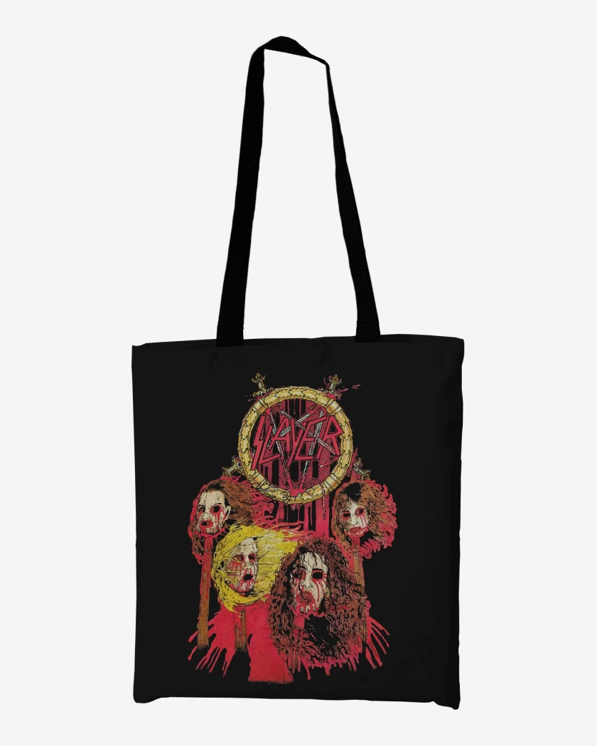 Totebag Slayer Band Heads