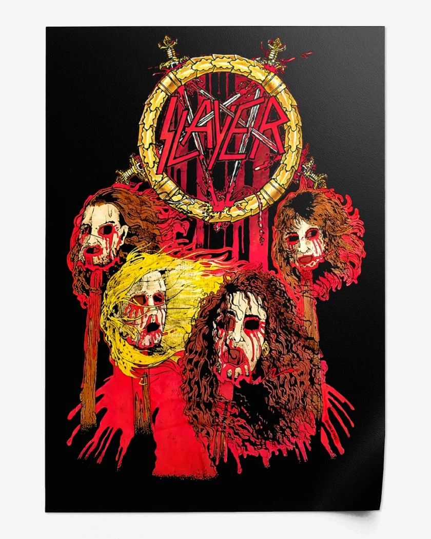 Print Slayer Band Heads