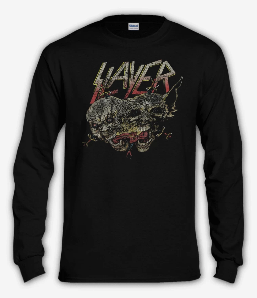 Polera manga larga Negro de Slayer Two Faced 