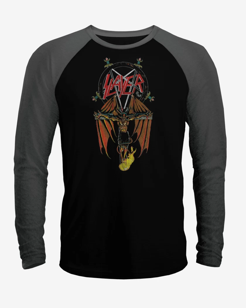 Polera Raglan Slayer Cross
