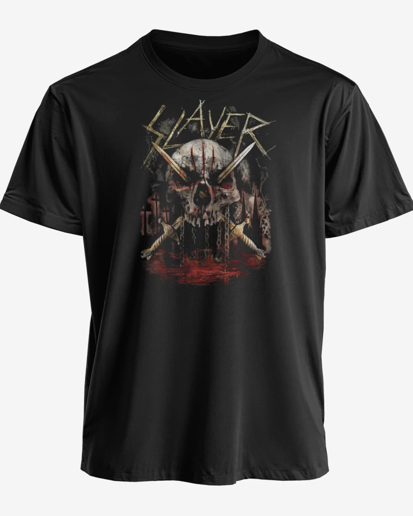 Polera Slayer Calavera 