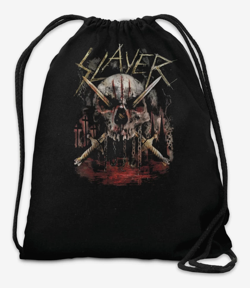 Mochila Negro de Slayer Calavera 