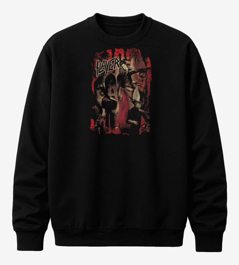 Poleron polo Negro de Slayer Reign