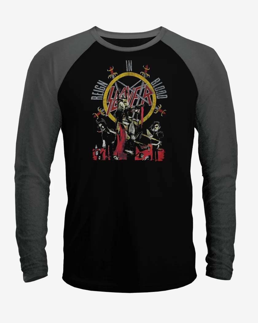 Polera Raglan Slayer Reign In