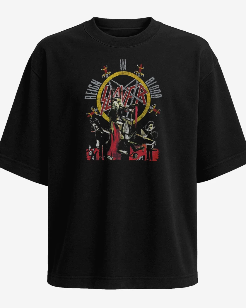 Polera Oversize Slayer Reign In
