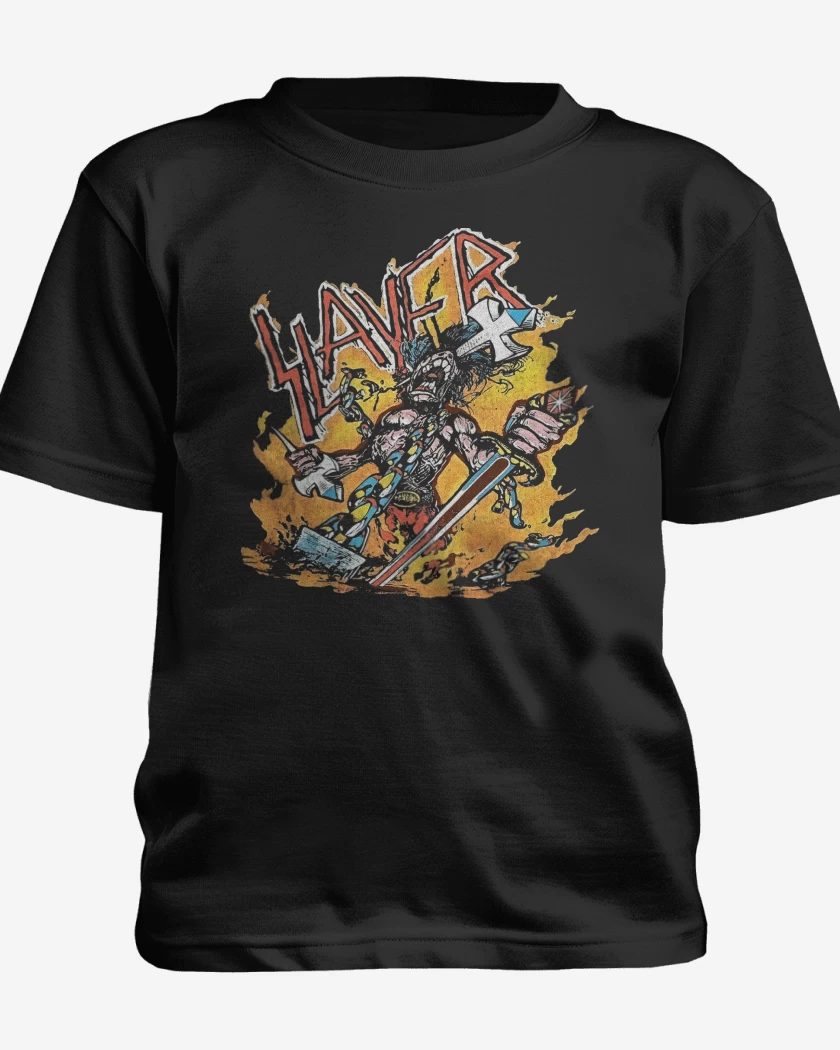 Polera de niño Negro de Slayer Vintage 