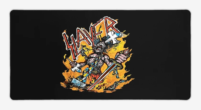 Mouse pad Gamer Negro de Slayer Vintage 
