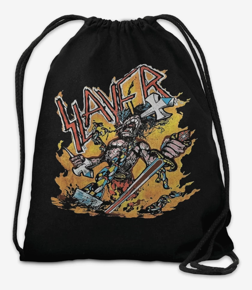 Mochila Negro de Slayer Vintage 