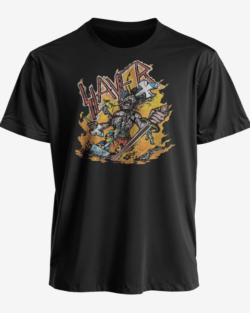 Polera premium Negro de Slayer Vintage 