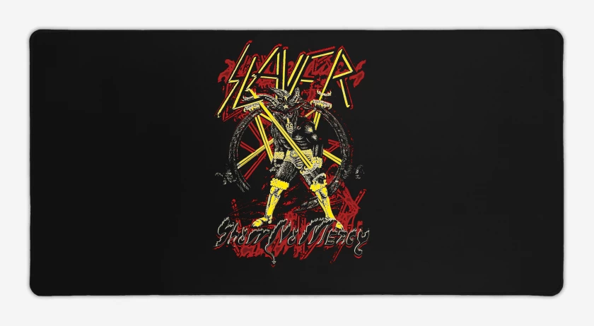 Mouse pad Gamer Negro de Slayer Show 