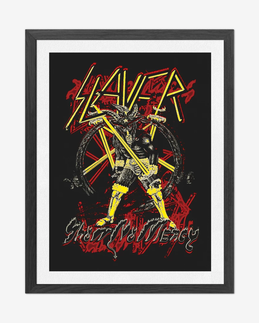 Cuadro decorativo Negro de Slayer Show 