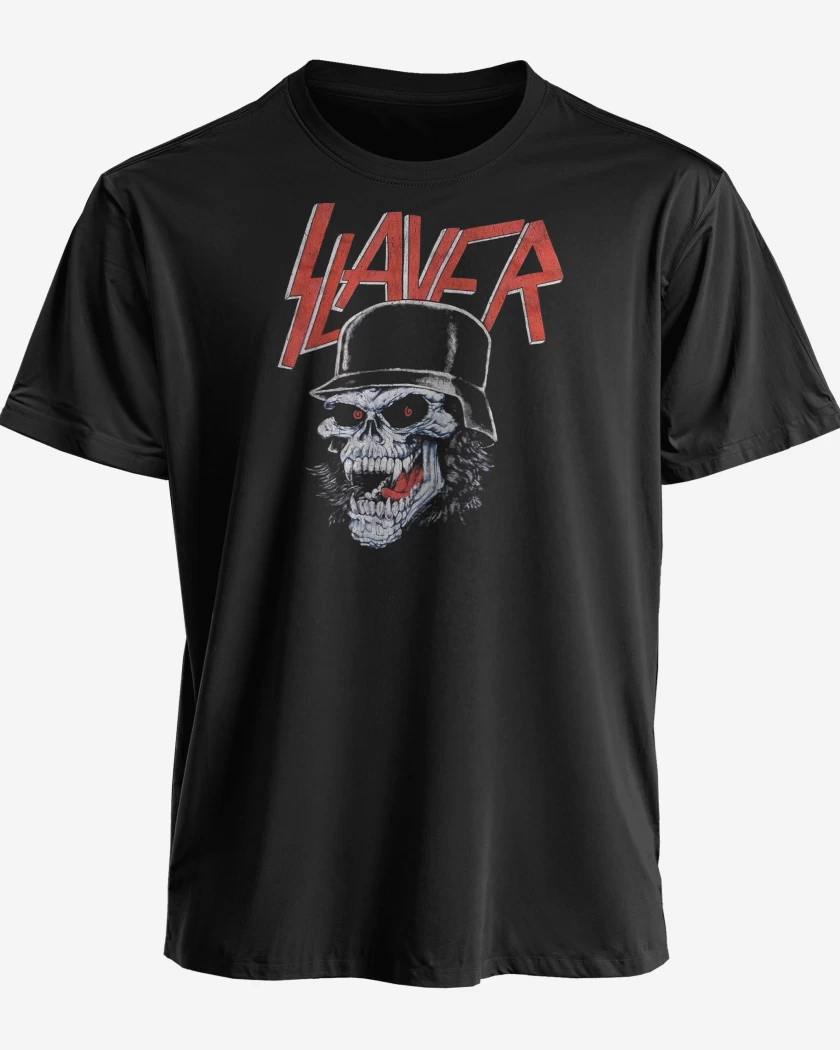Polera premium Negro de Slayer Slaytanic II