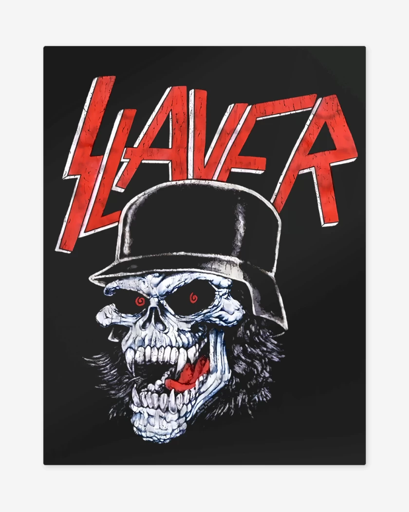 Print metalico Negro de Slayer Slaytanic II