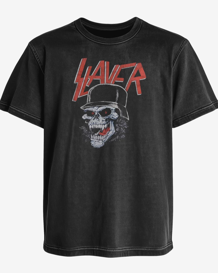 Polera desgastada Slayer Slaytanic II