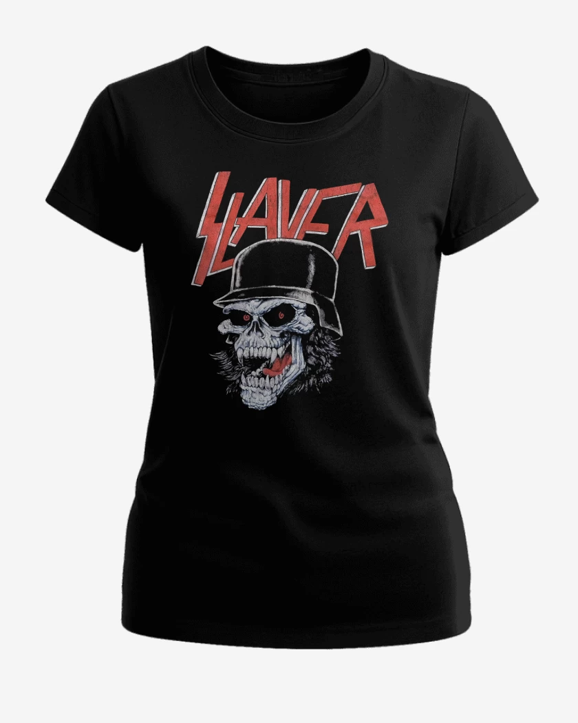 Polera de Mujer Negro de Slayer Slaytanic II