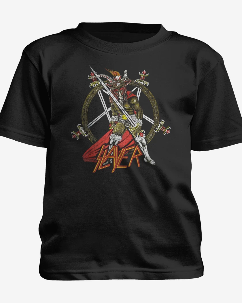 Polera de niño Negro de Slayer Show No Mercy