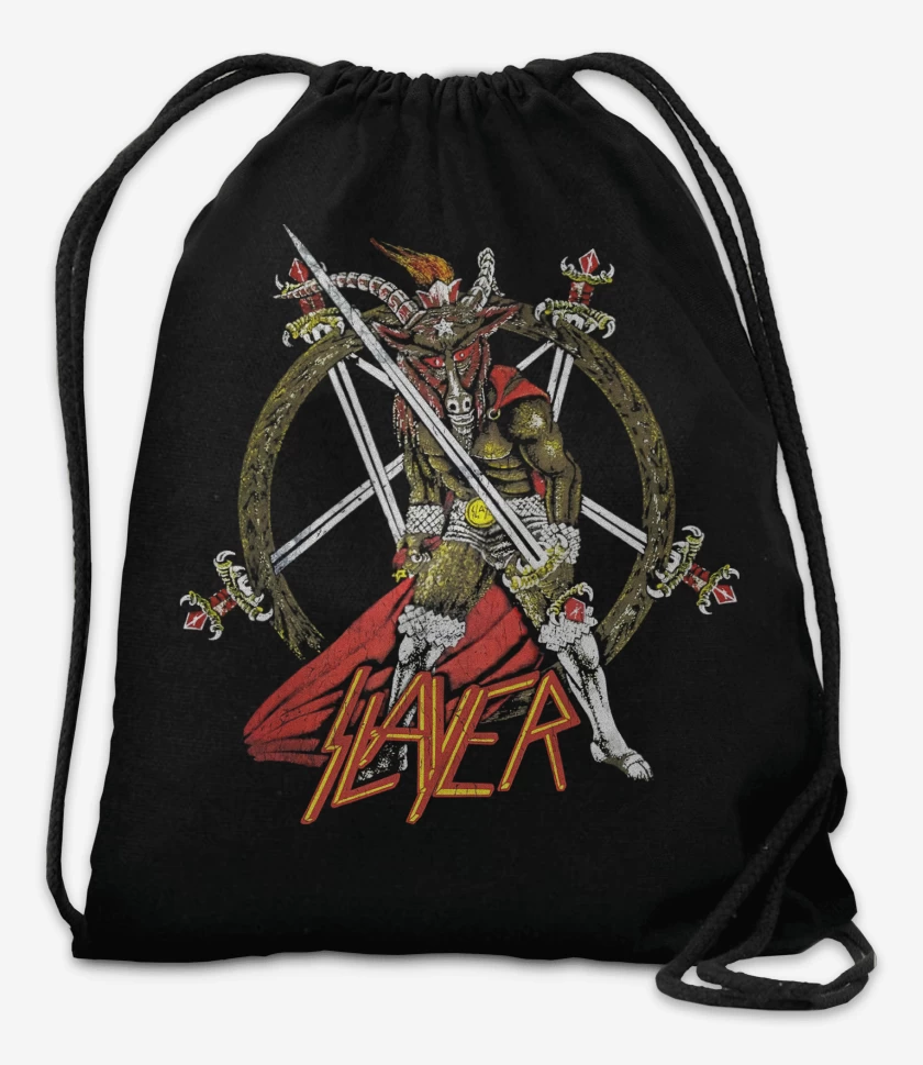Mochila Negro de Slayer Show No Mercy