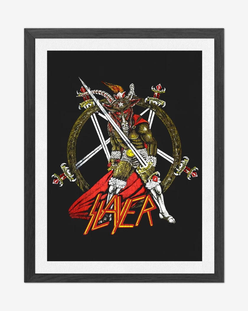 Cuadro decorativo Negro de Slayer Show No Mercy