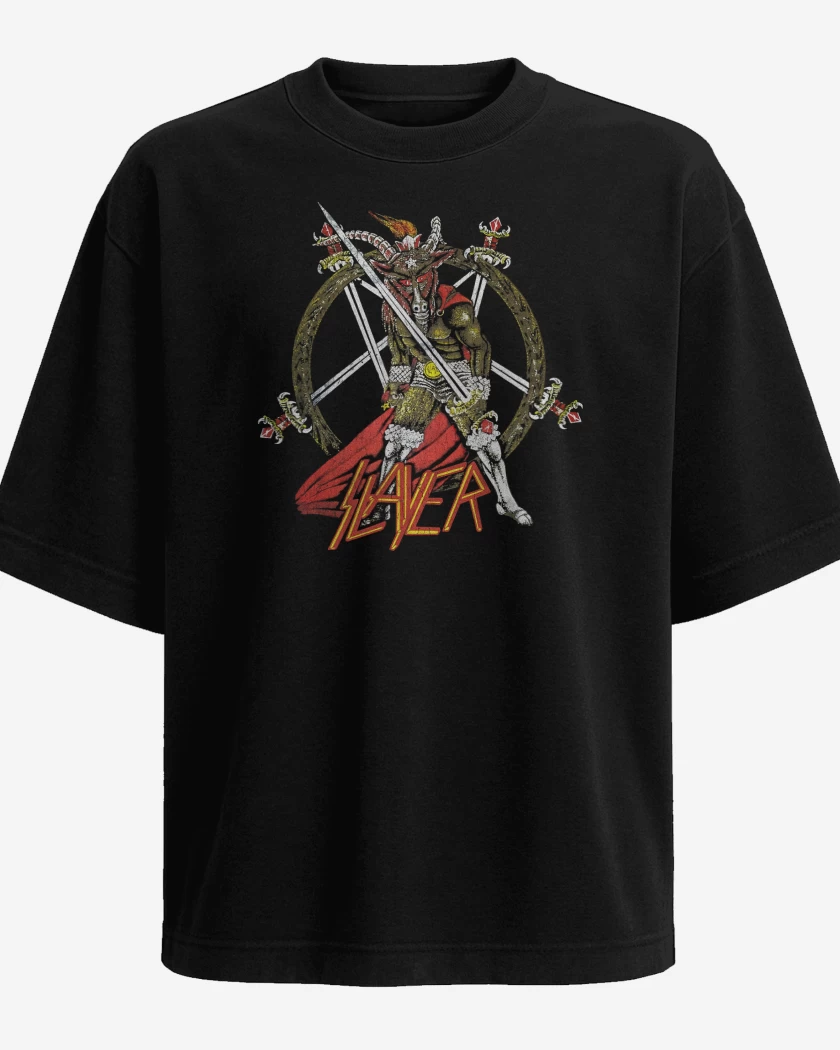 Polera Oversize Slayer Show No Mercy