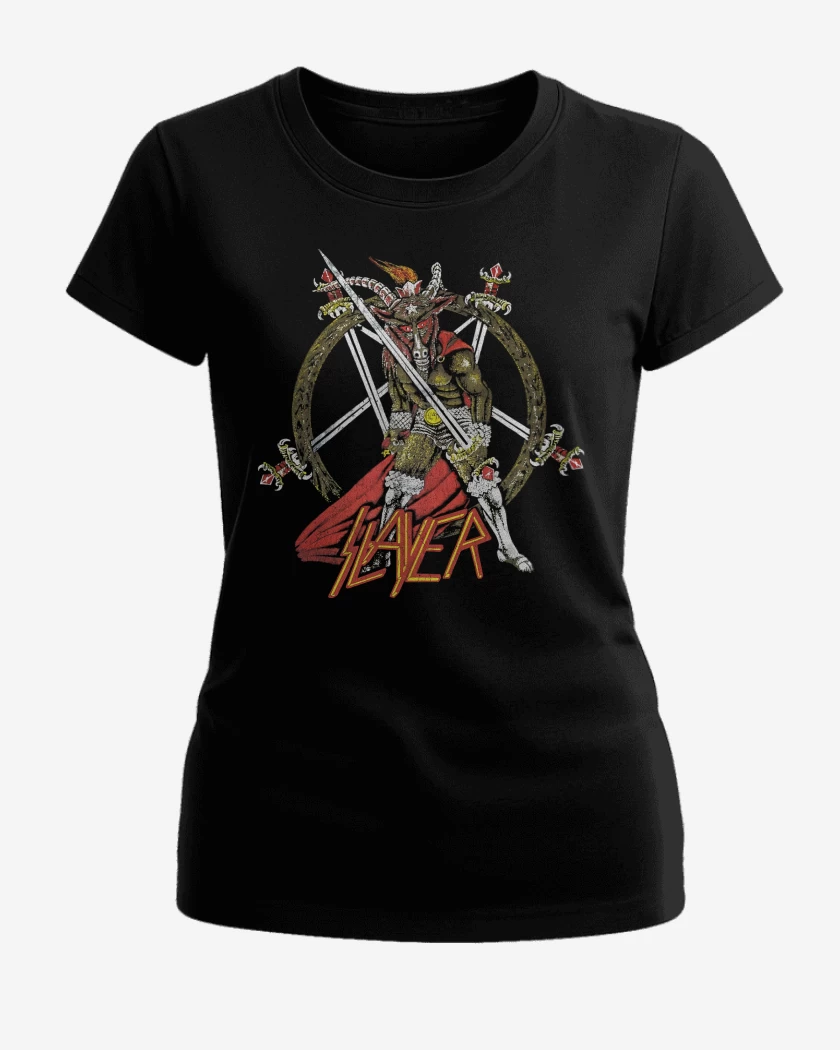 Polera de Mujer Negro de Slayer Show No Mercy