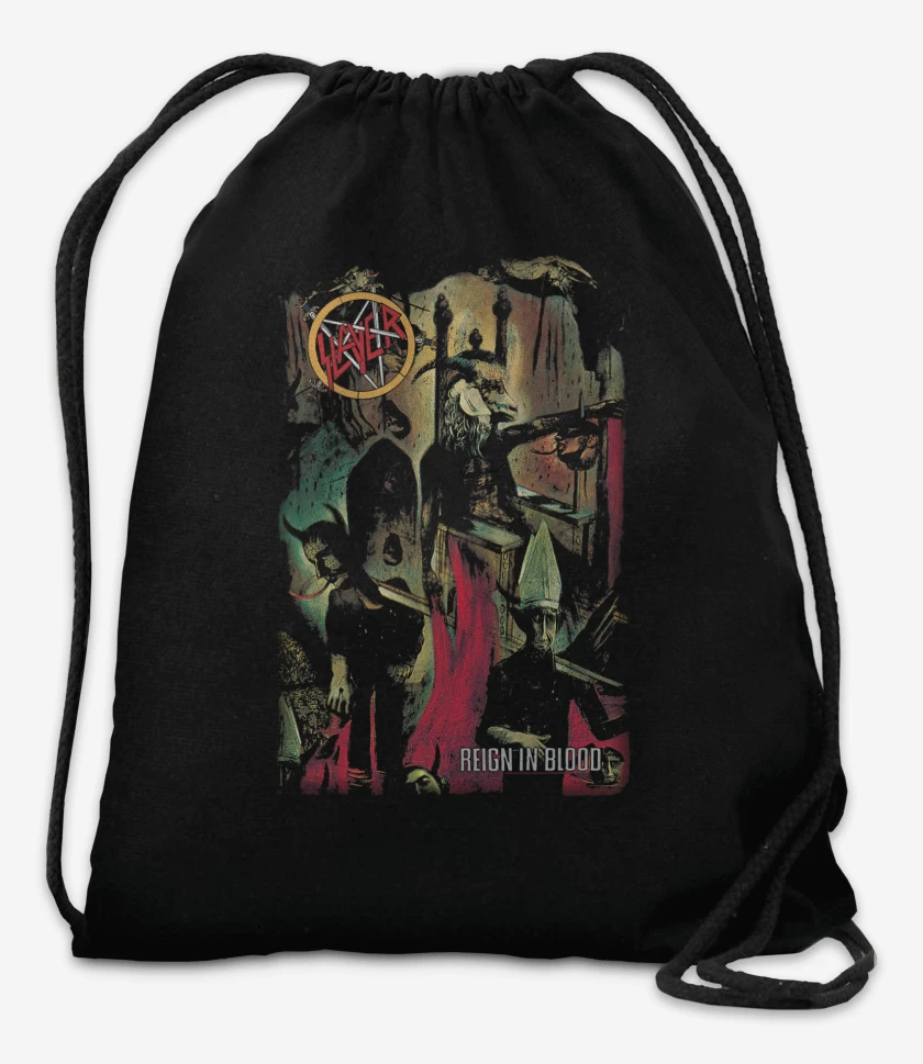 Mochila Negro de Slayer Reign In Blood