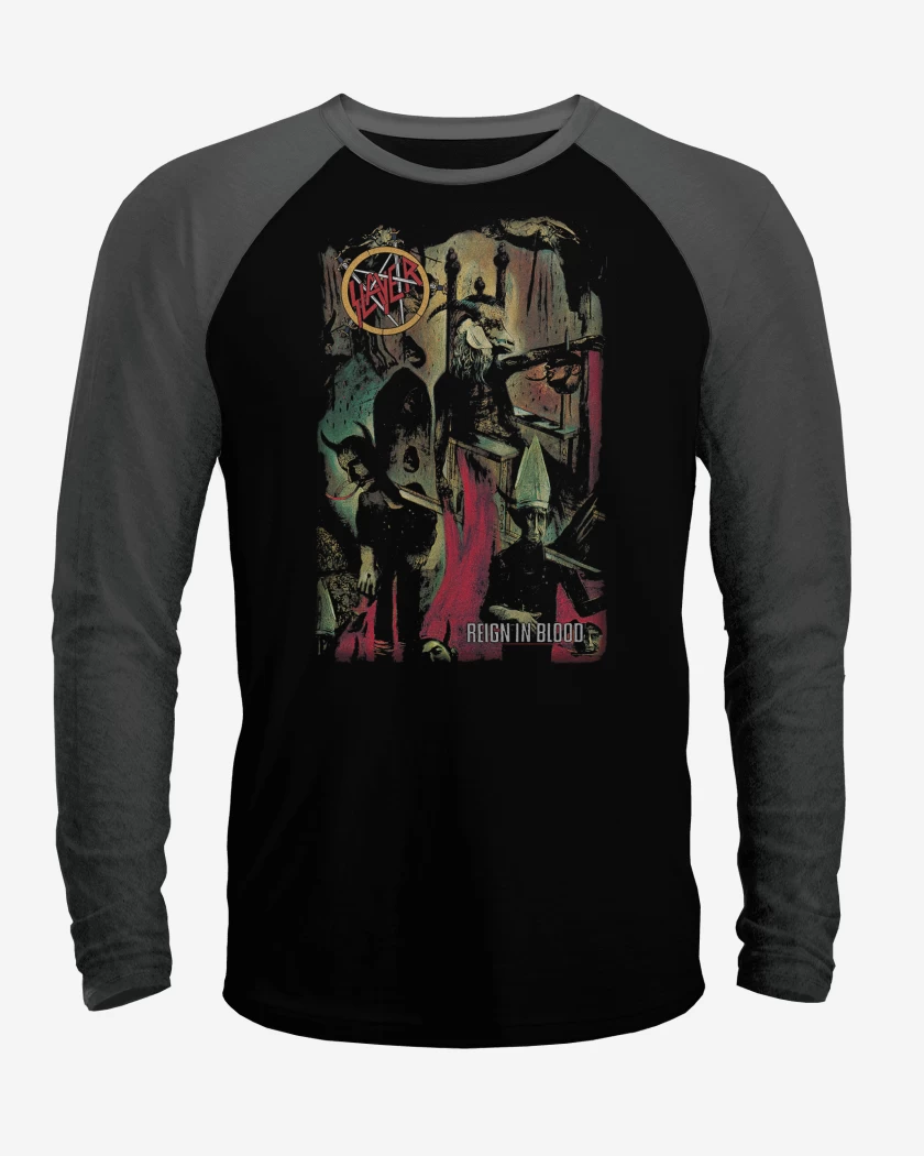 Polera Raglan Slayer Reign In Blood