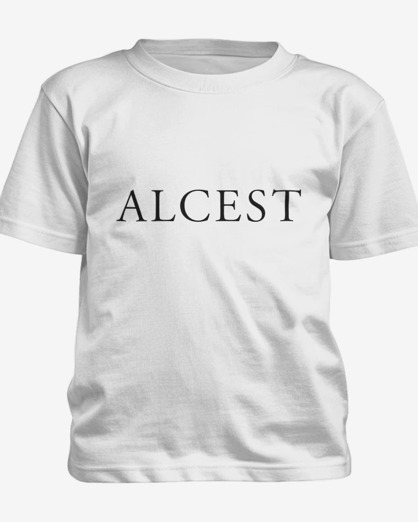 Polera de niño Blanco de Alcest Logo I N