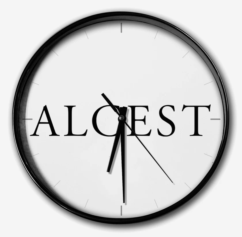 Reloj Blanco de Alcest Logo I N