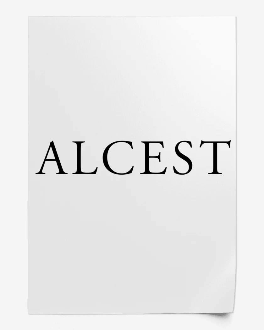 Print Alcest Logo I N