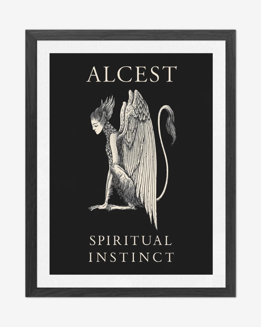 Cuadro decorativo Negro de Alcest Spiritual Instinct