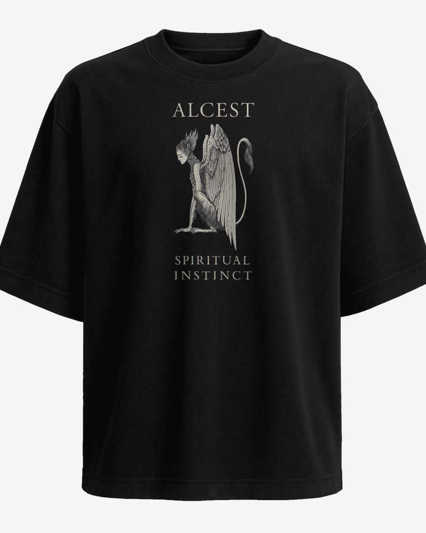 Polera Oversize Negro de Alcest Spiritual Instinct