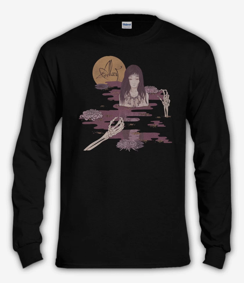 Polera manga larga Negro de Alcest Kodama