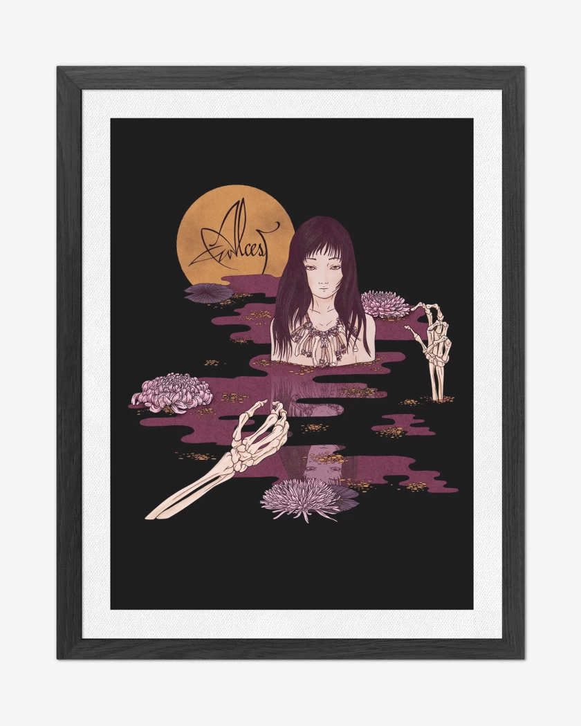 Cuadro decorativo Negro de Alcest Kodama