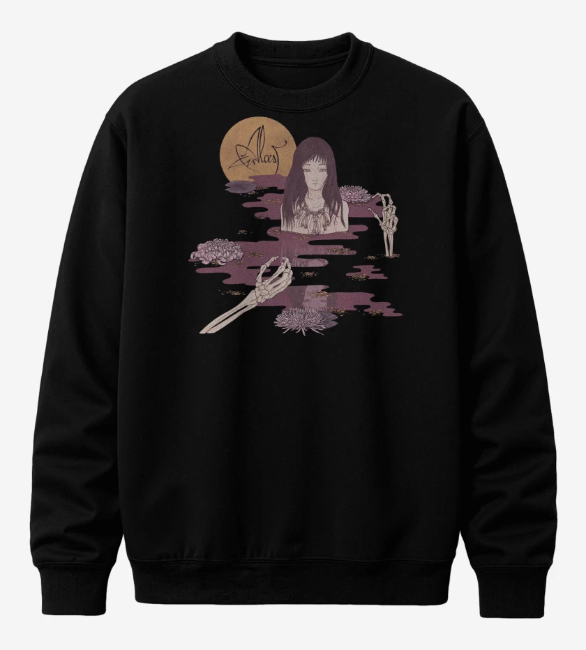 Poleron polo Negro de Alcest Kodama
