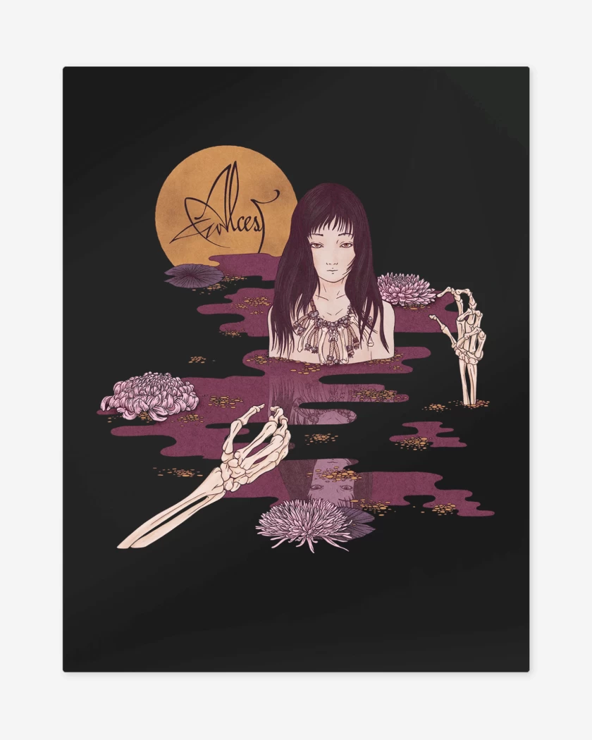 Print metalico Negro de Alcest Kodama