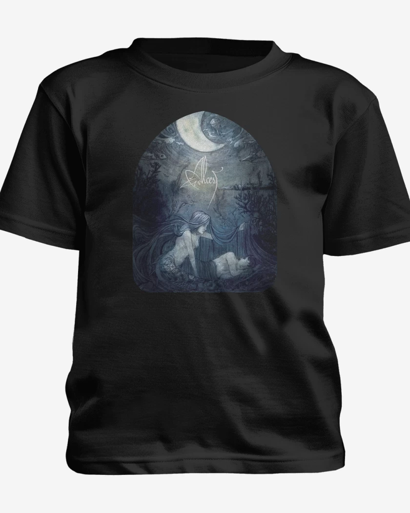 Polera de niño Negro de Alcest Ecailles de lune 