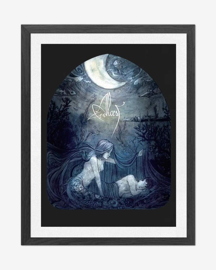 Cuadro decorativo Negro de Alcest Ecailles de lune 